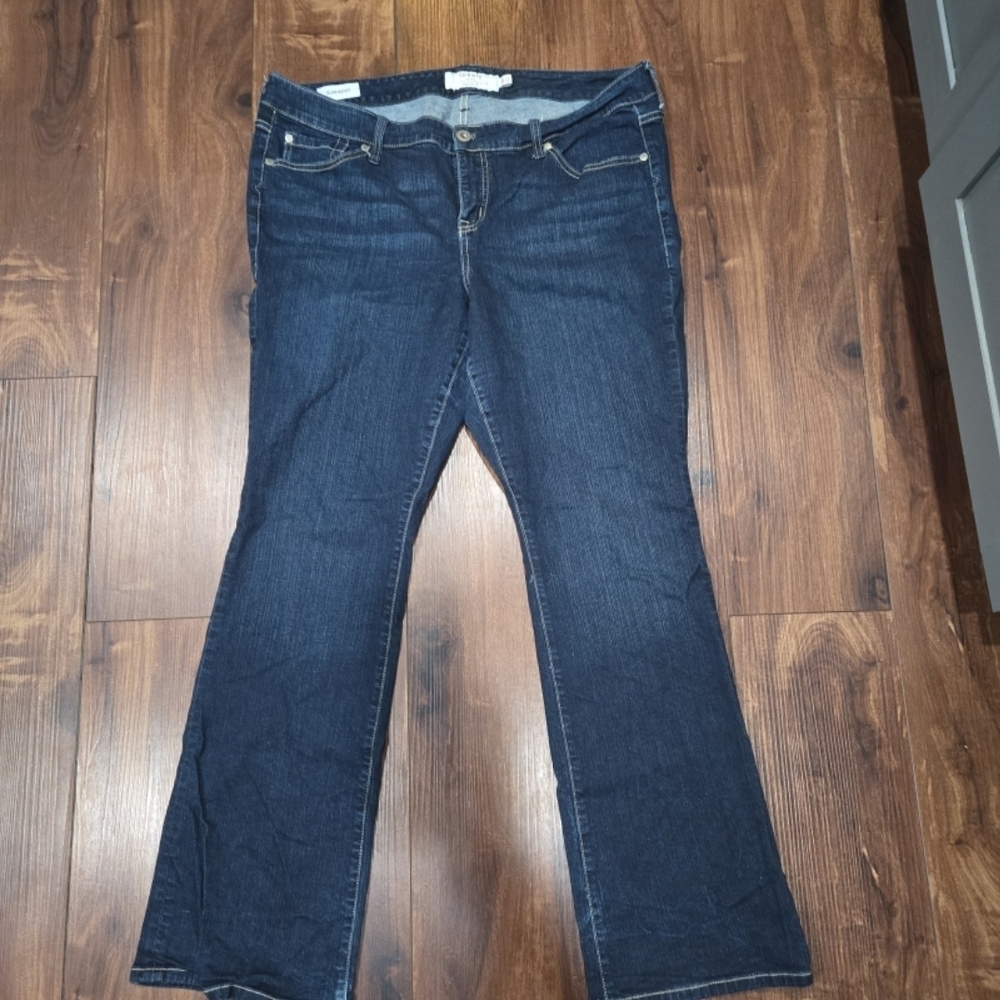 Torrid Dark Blue Boot Cut Jeans